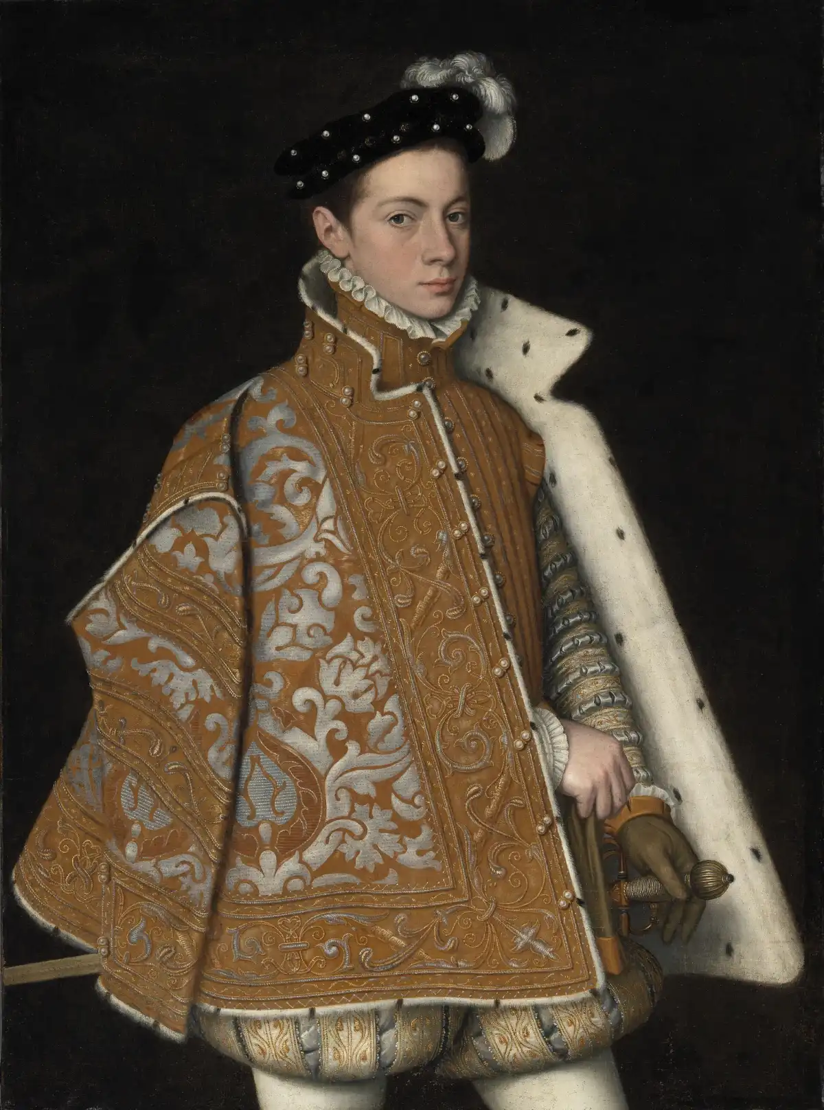 Retrato de Alejandro Farnesio, duque de Parma, comandante del ejército español en el asedio de Amberes