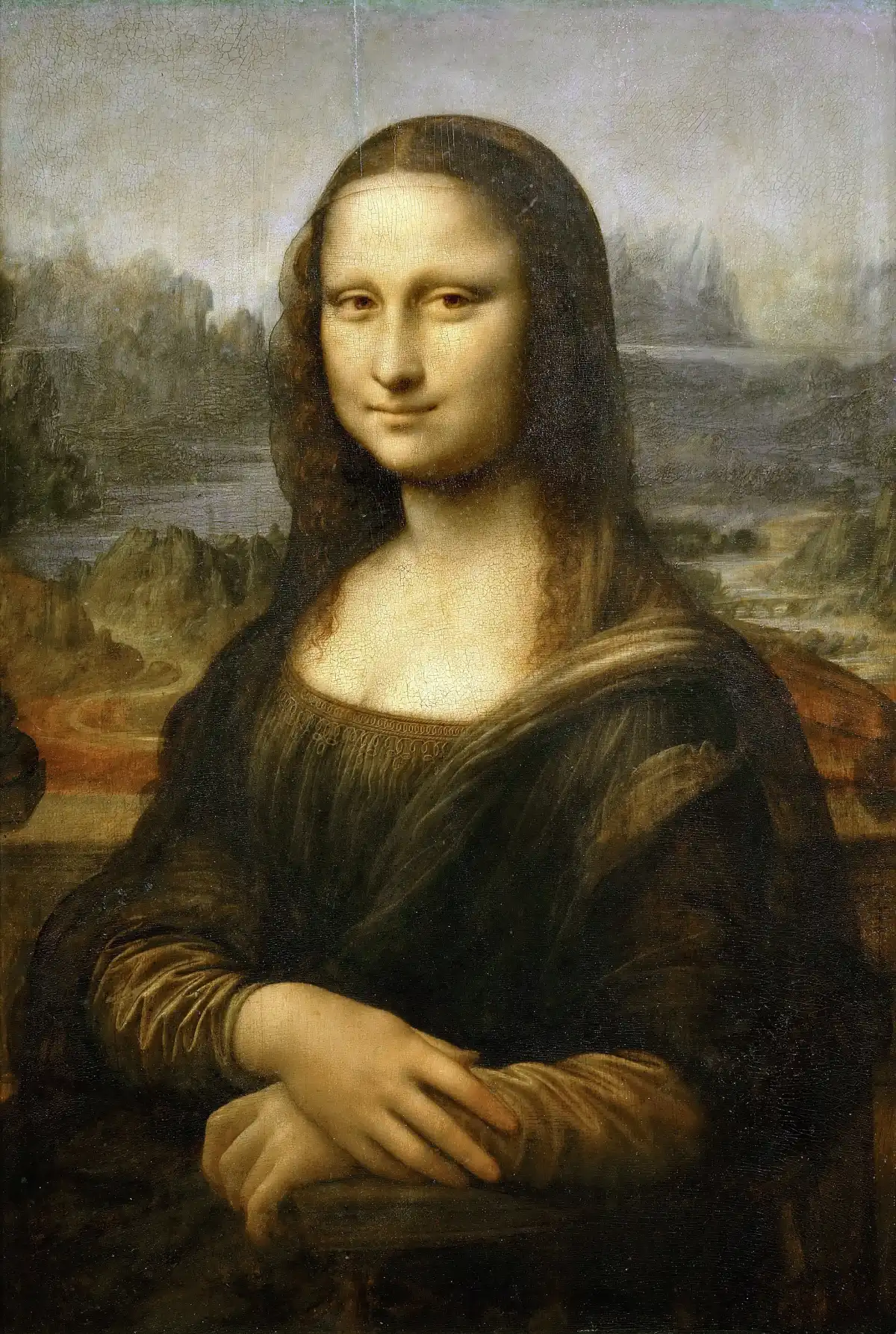 La Gioconda, pintada por Leonardo da Vinci hacia 1503-1519, hoy en el Museo del Louvre