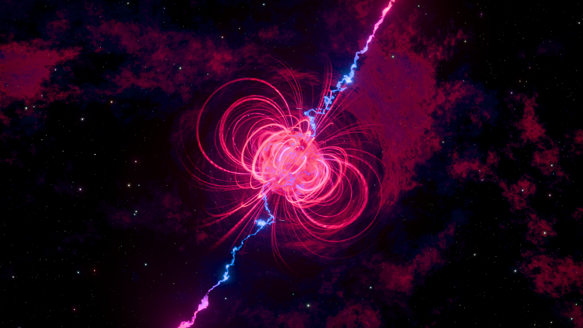 advanced plasma reactor interior glowing blue white hot ionized gas magnetic confinement scientific