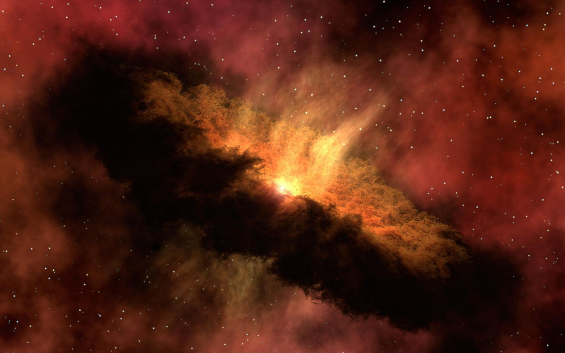 vast cosmic nebula cloud colors purple blue dust particles emission light scientific observatory deep space