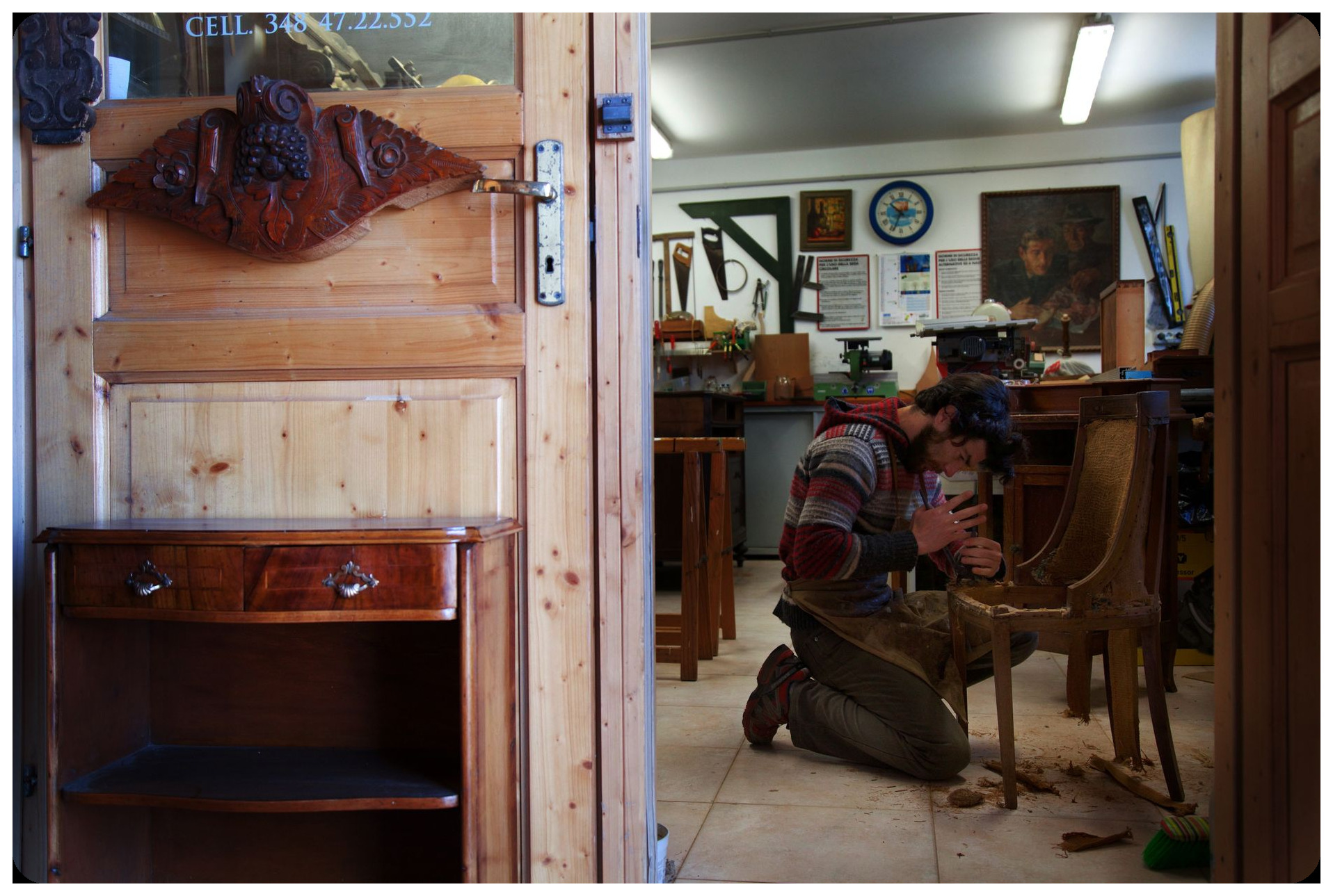 traditional carpentry woodworking medieval techniques ancient spanish building restoration