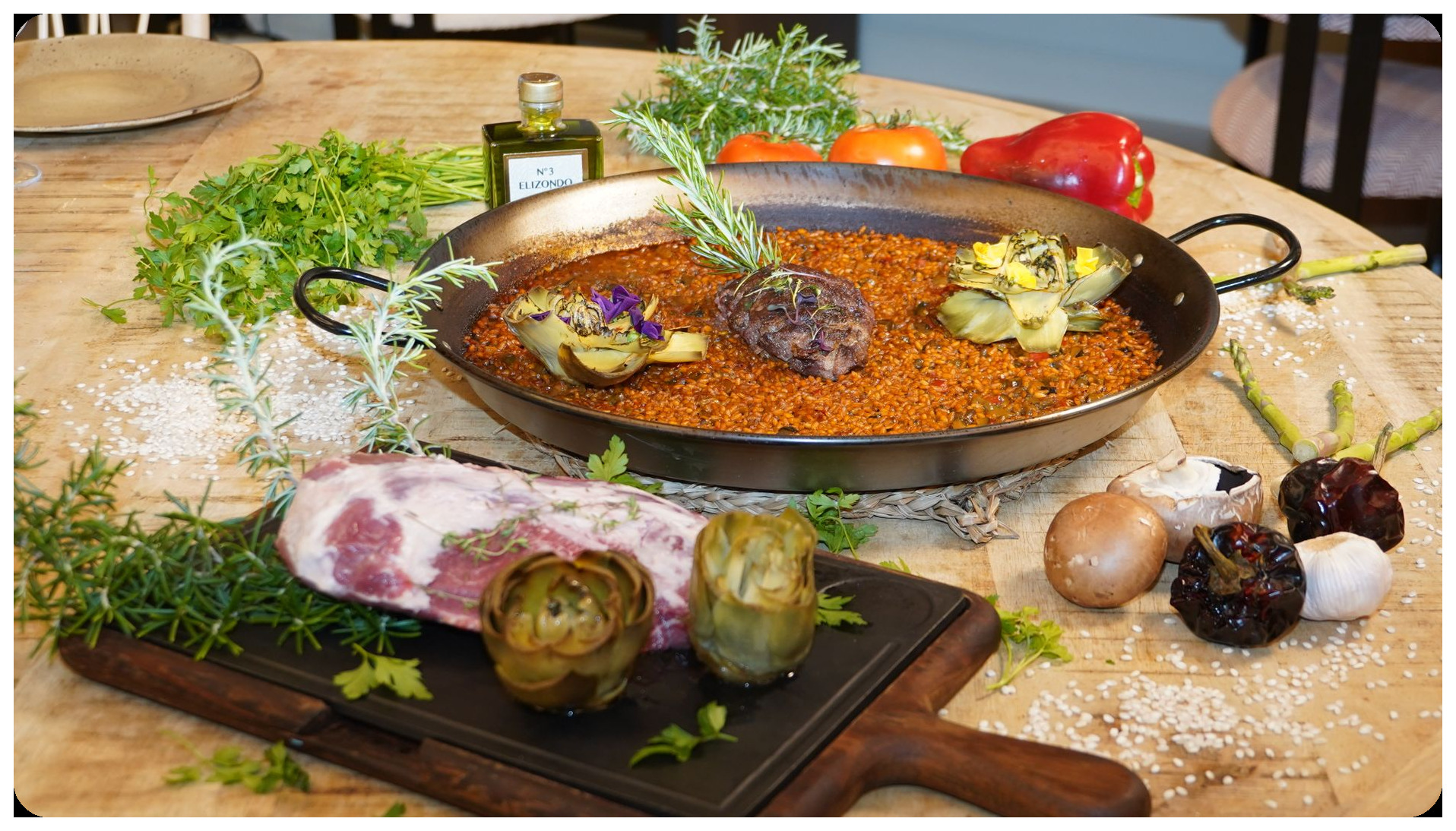 modern tapas plated beautifully with traditional spices and medieval ingredients, small portions artistic presentation